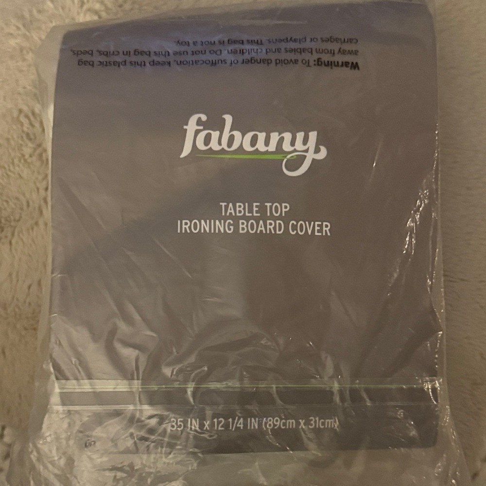 Gray Table Top Ironing Board Cover